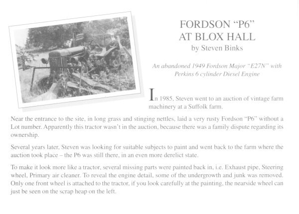 FORDSON 'P6' AT BLOX HALL